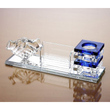 Personalized Office Stationery Business Partner Gift Crystal Pen Holder